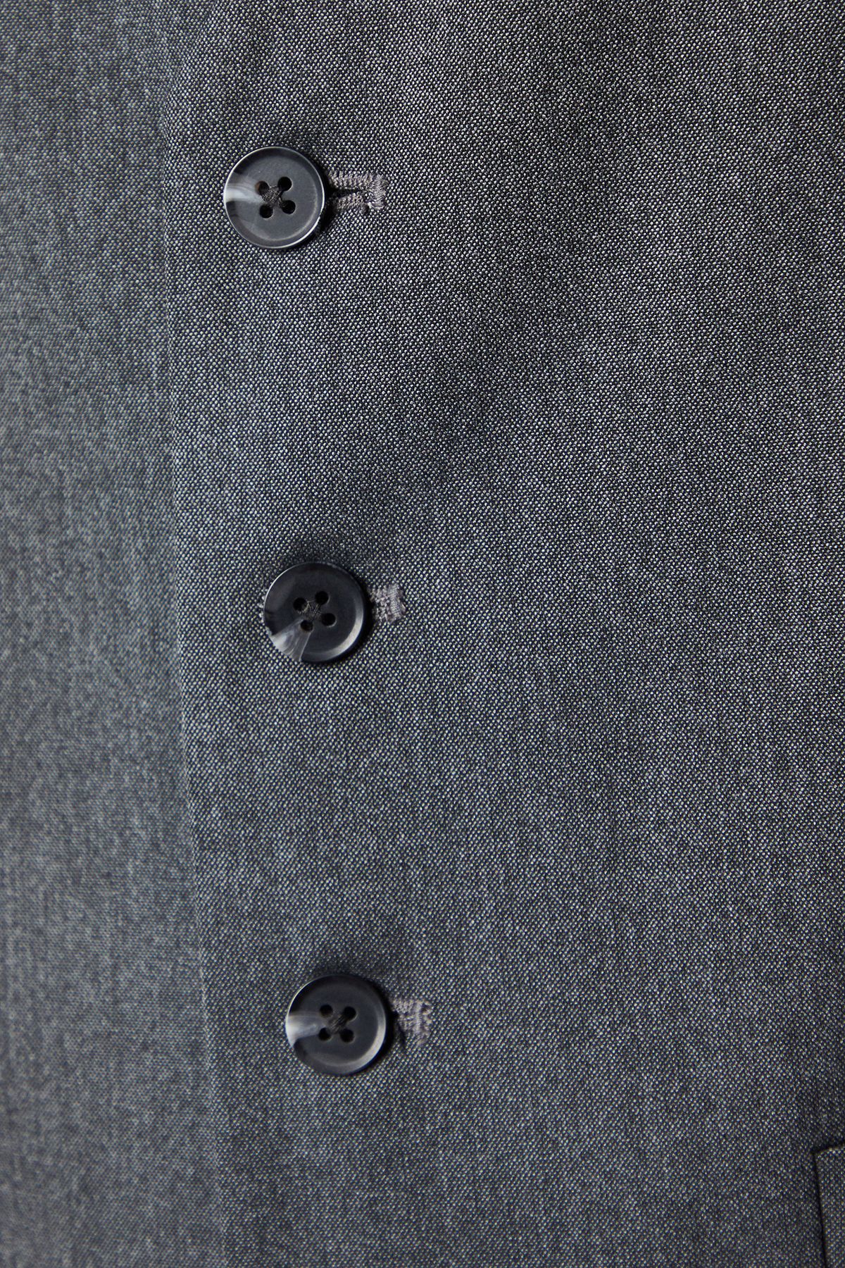 fabric and button detail