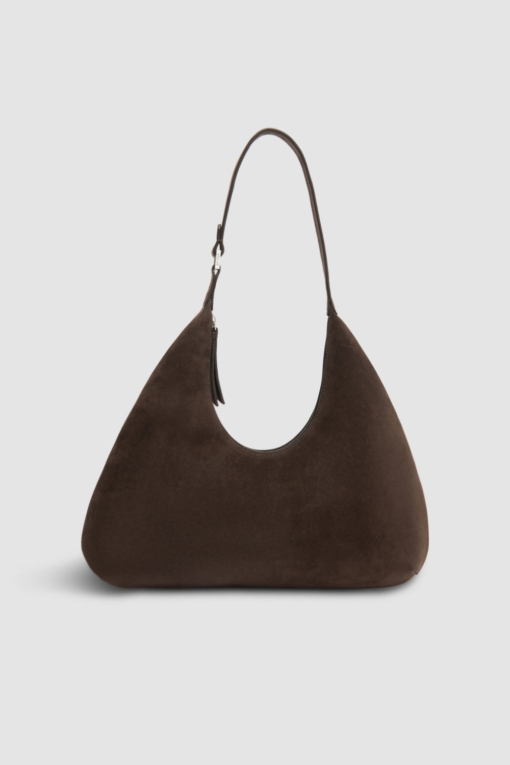 official alternate angle — Amber Ristretto Suede Leather Shoulder Bag