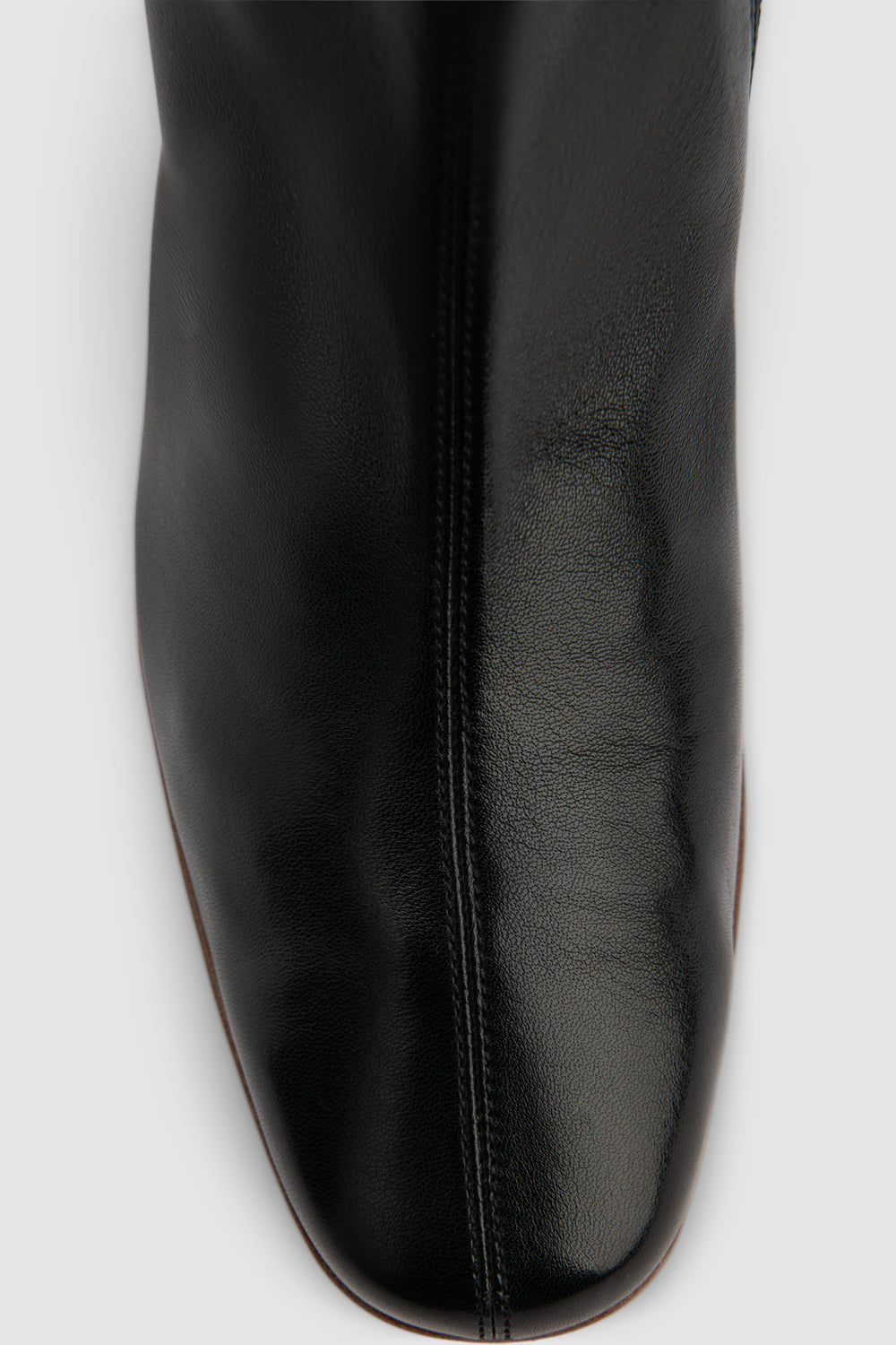 official alternate angle — Sofia Black Leather Ankle Boot