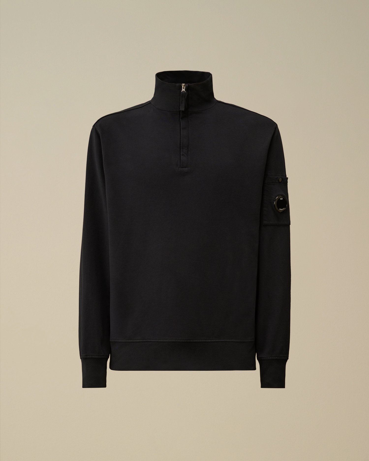 Light Fleece Half Zip Lens Sweatshirt