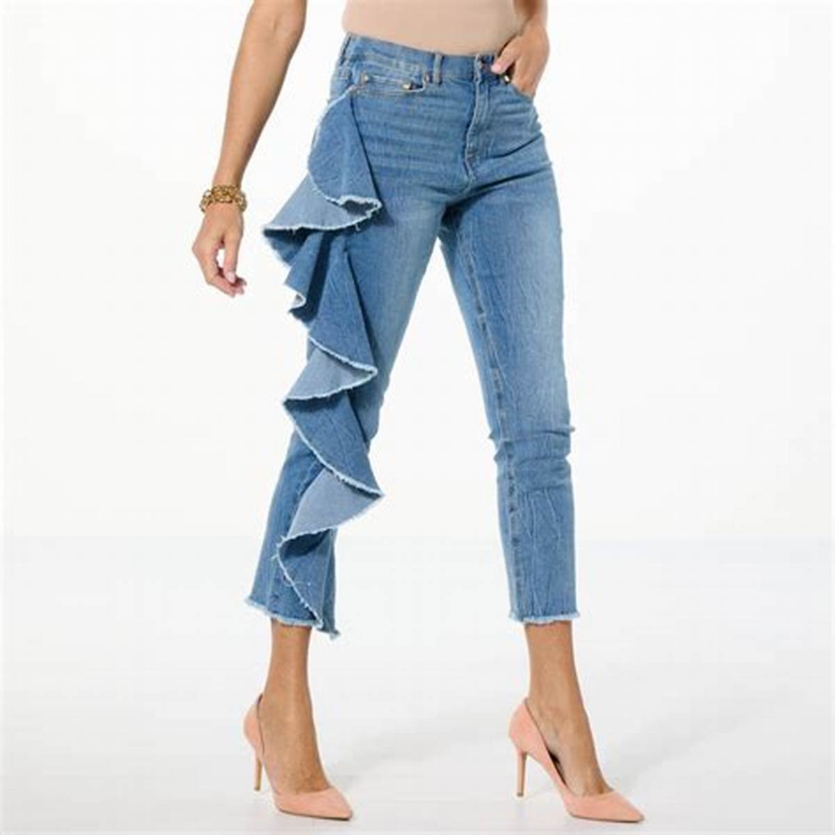 Ruffle Denim Family