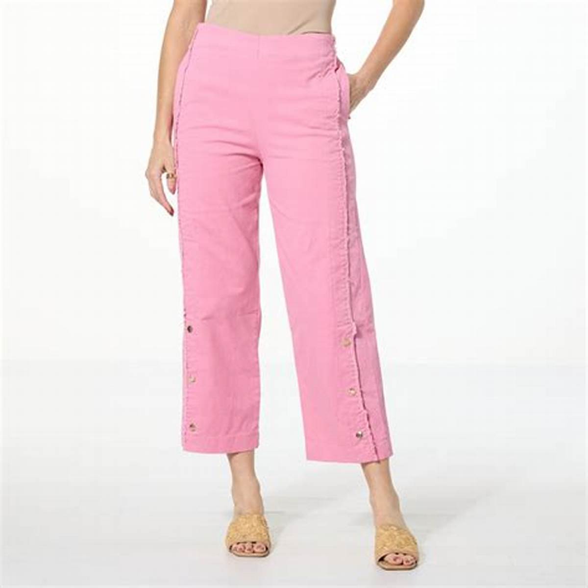 Cargo-pocket crop silhouette