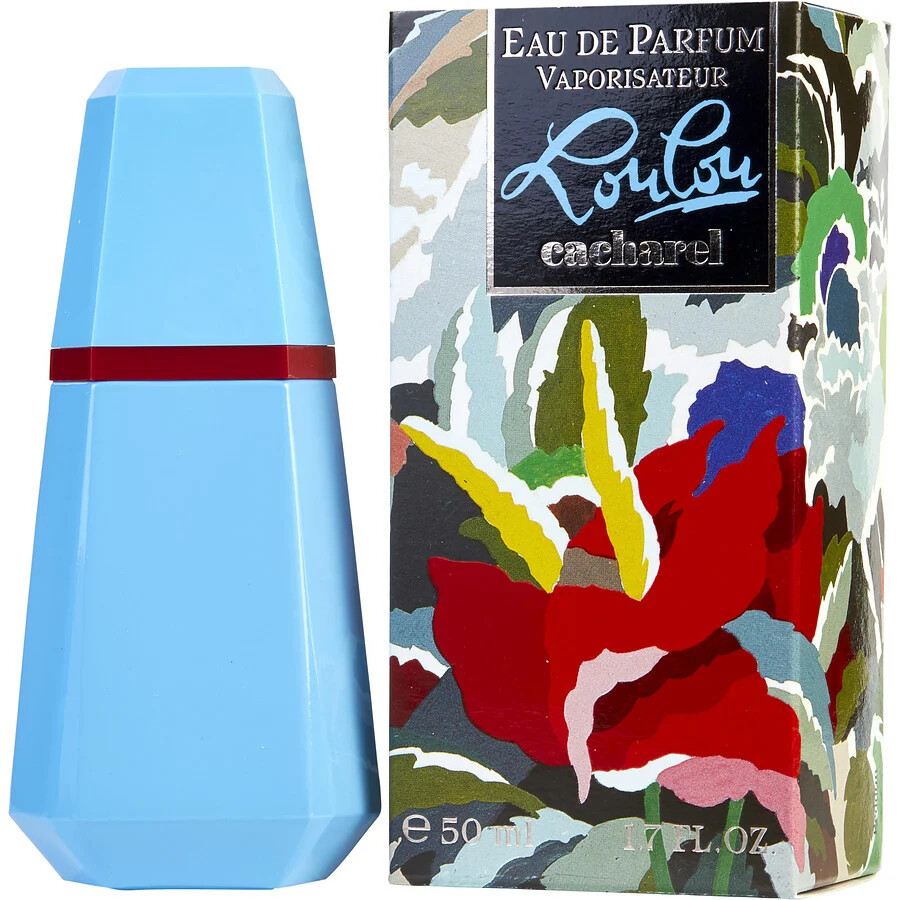 bottle beside the floral carton