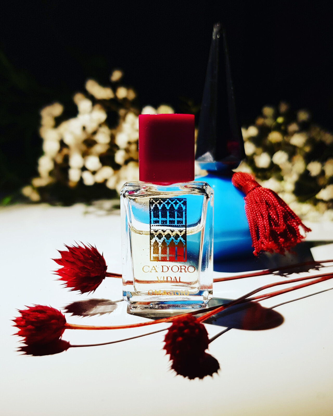 styled LouLou bottle with tassel