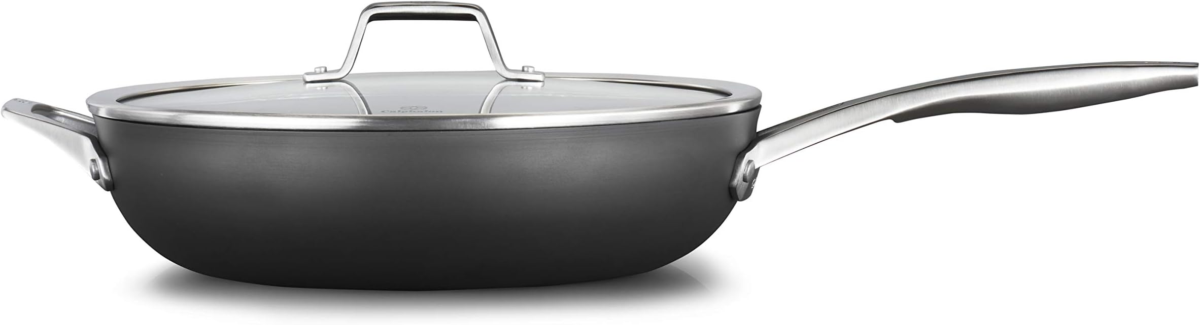 Premier™ Hard-Anodized Nonstick 13-Inch Deep Skillet with Lid