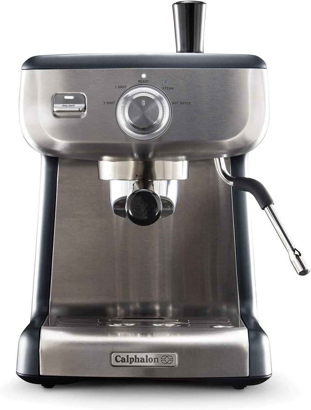 Temp iQ Espresso Machine With Steam Wand, Stainless