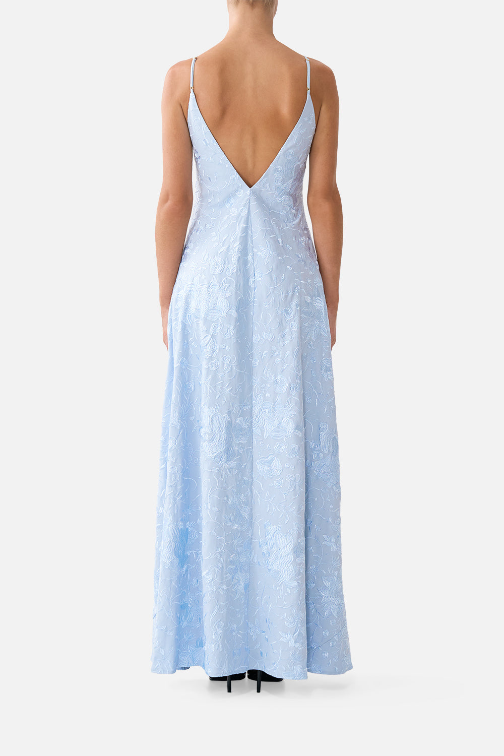 Bias Slip Dress — profile and drape