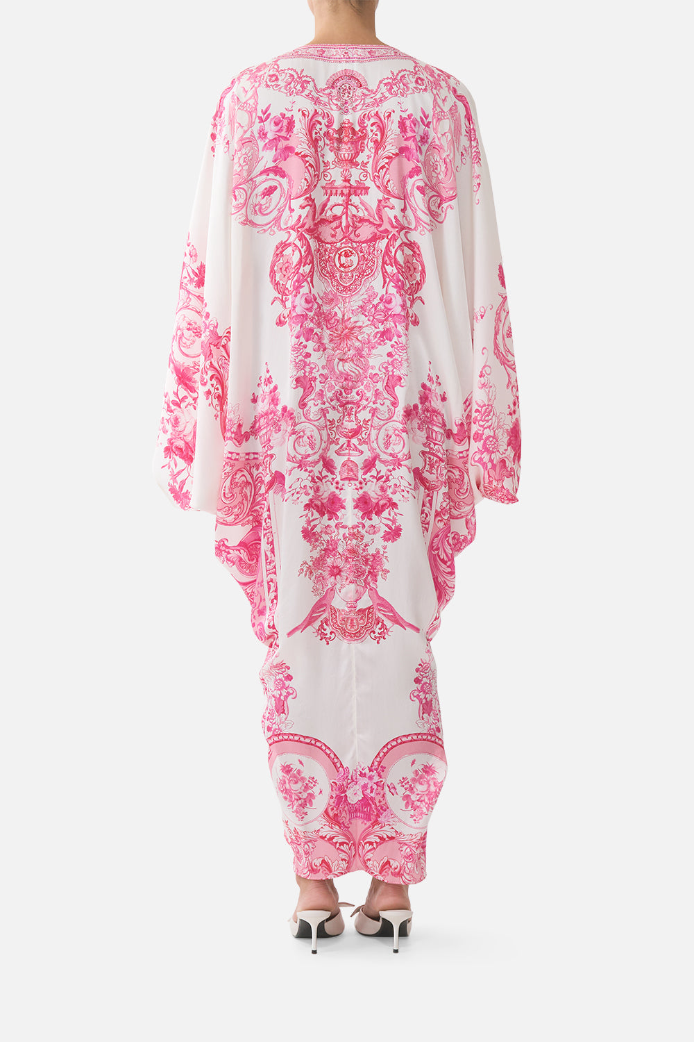 T Shape Long Kaftan — profile and drape