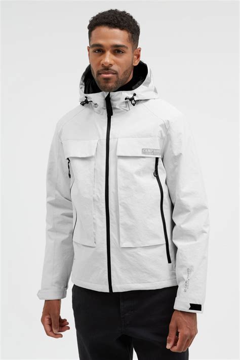 white/ash jacket full view