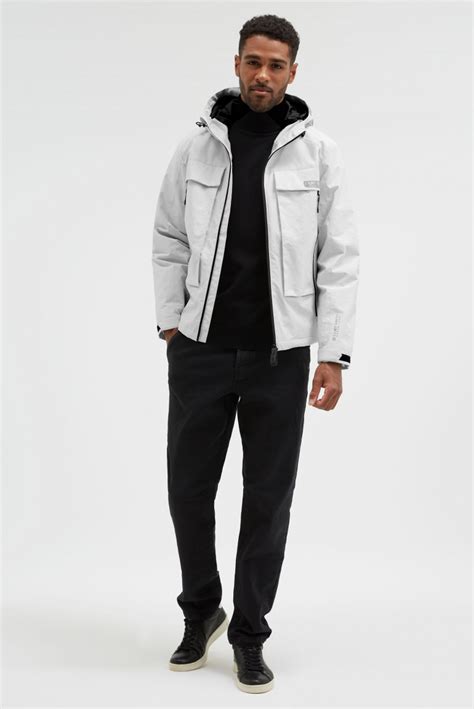 jacket worn open