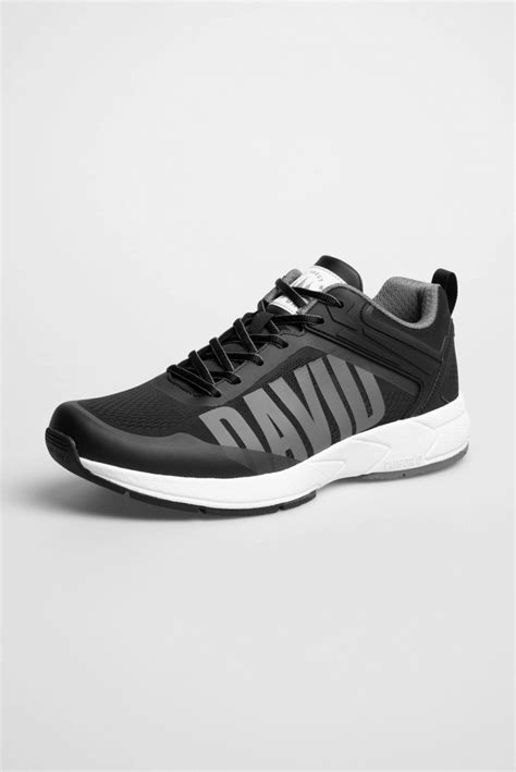 black sneaker side angle