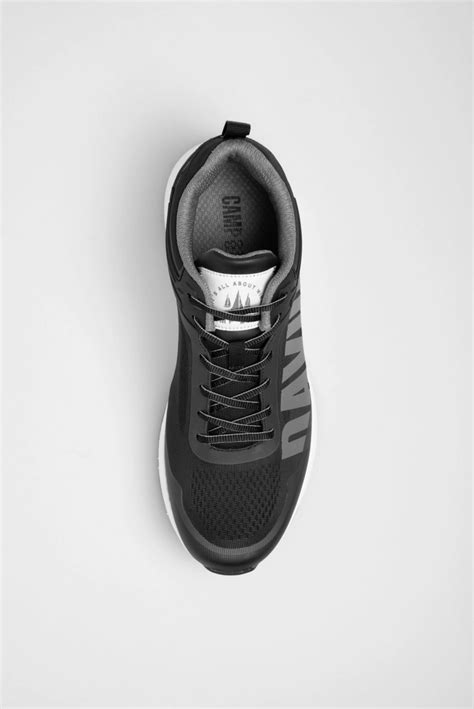 top view of lacing and knit upper