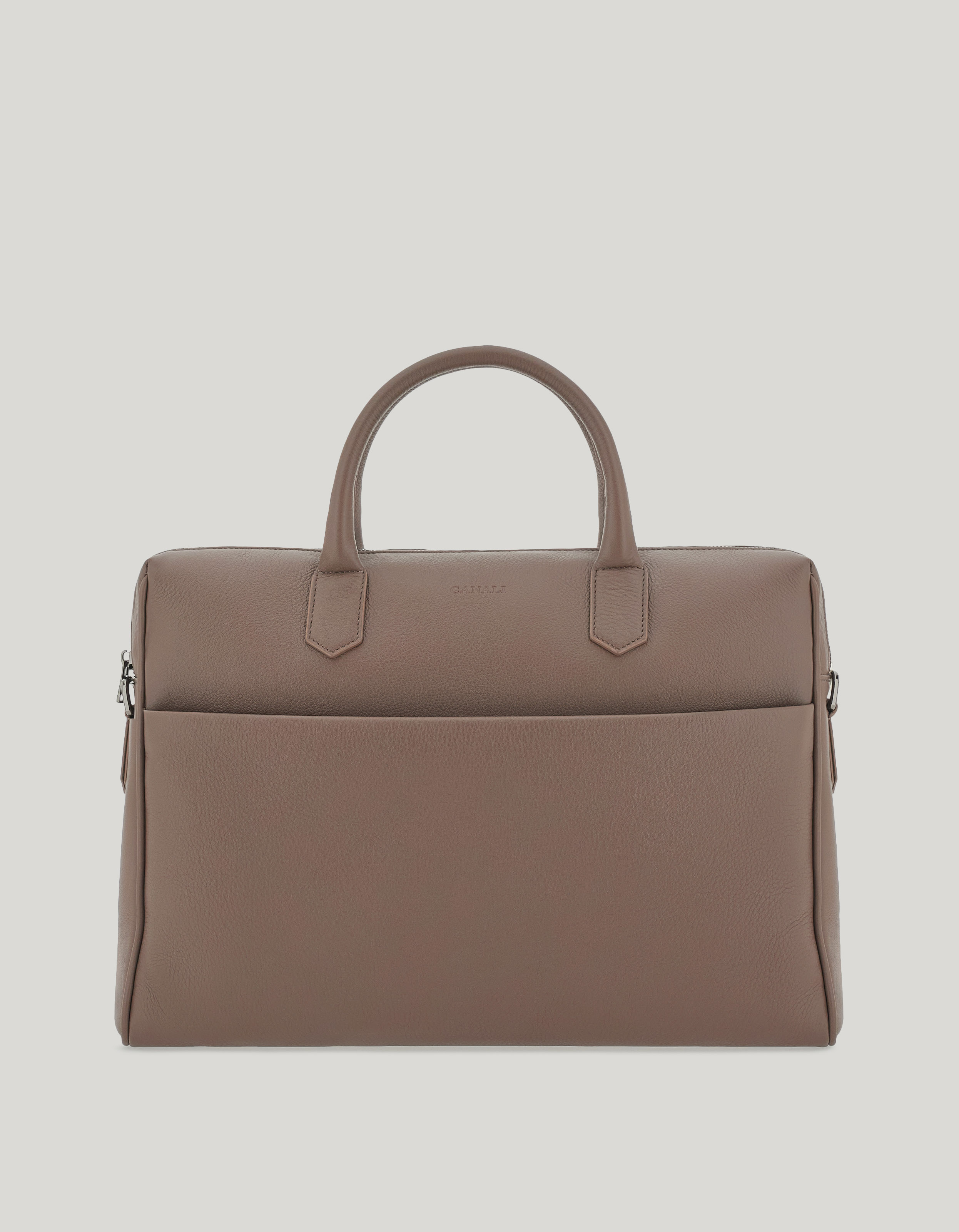 Tumbled Calfskin Briefcase