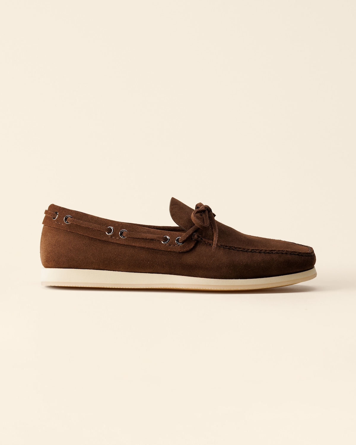 Reverse Calfskin Boat Shoes