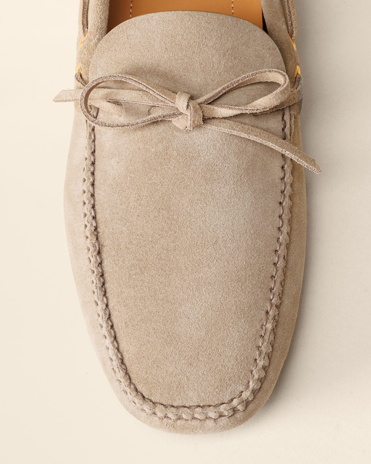 Rubber nubs set into the heel and sole