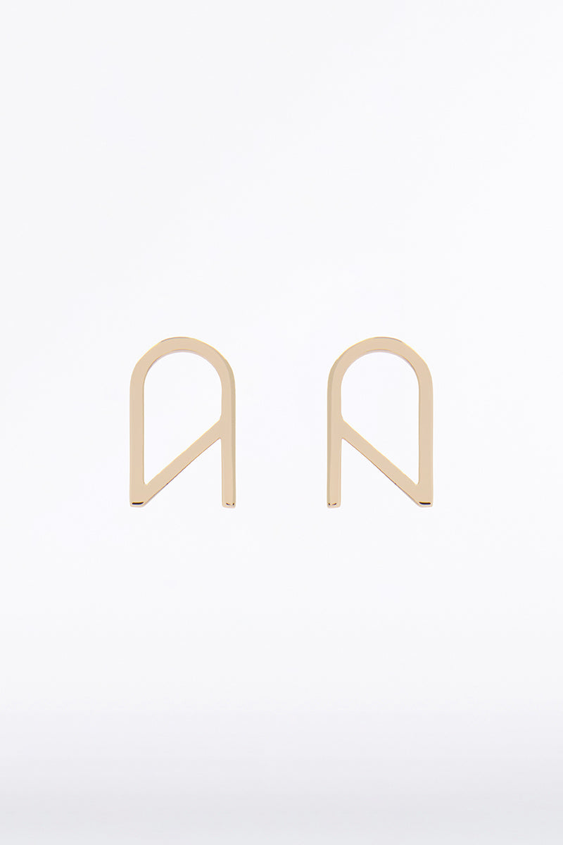 CZ Logo Earrings