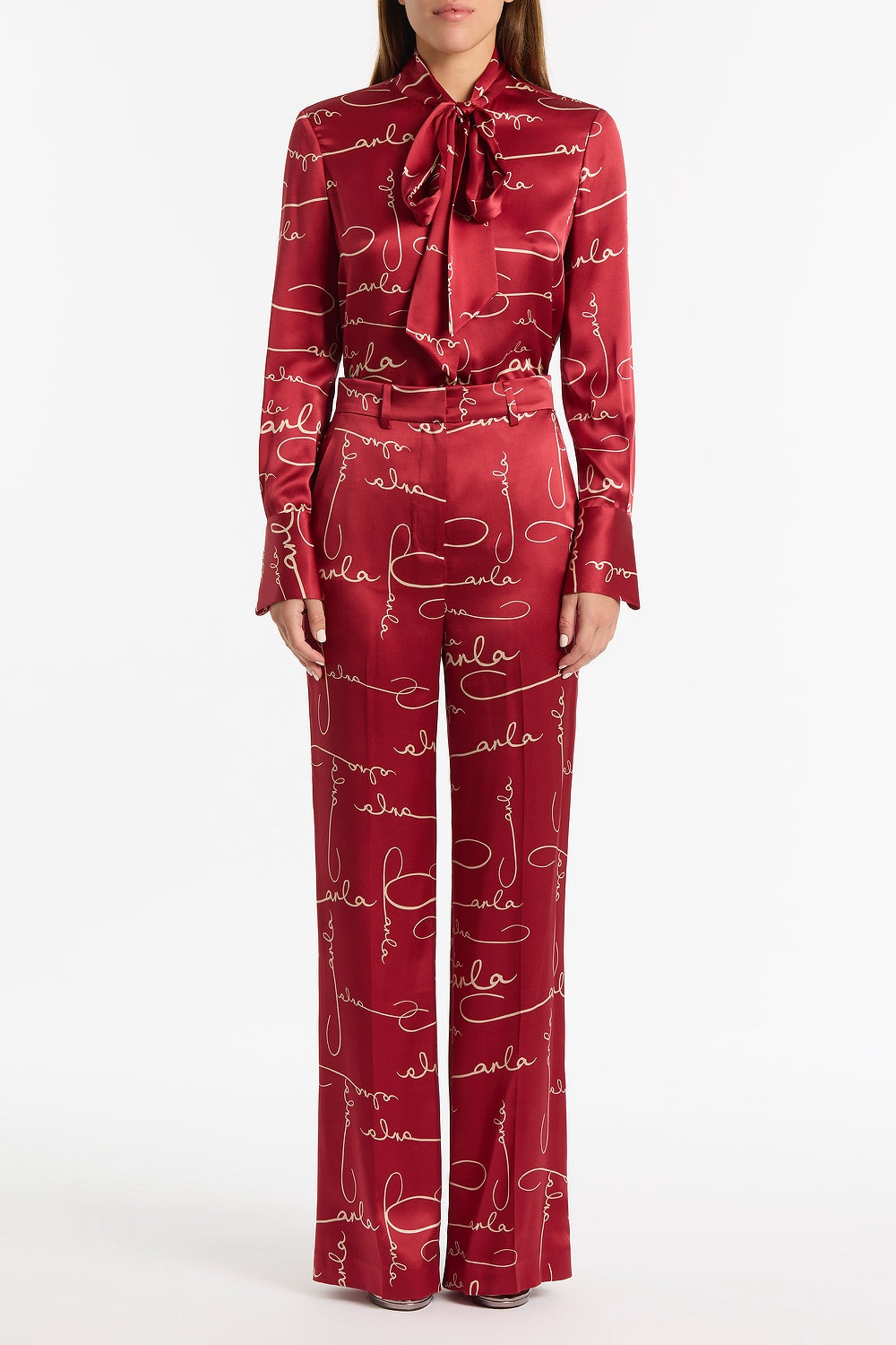 Signature Silk Tie Shirt
