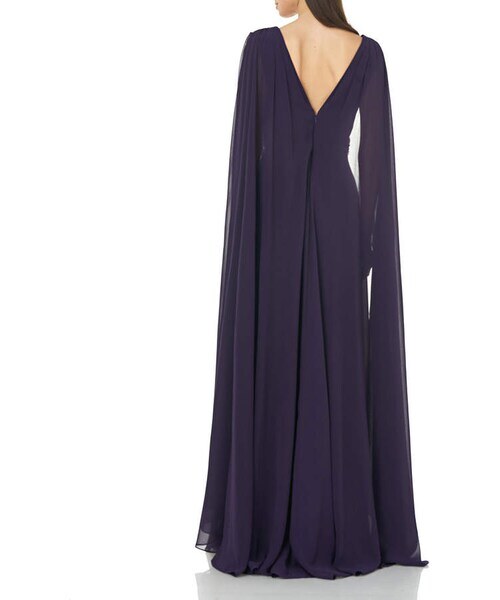 cape drape and full-length fall