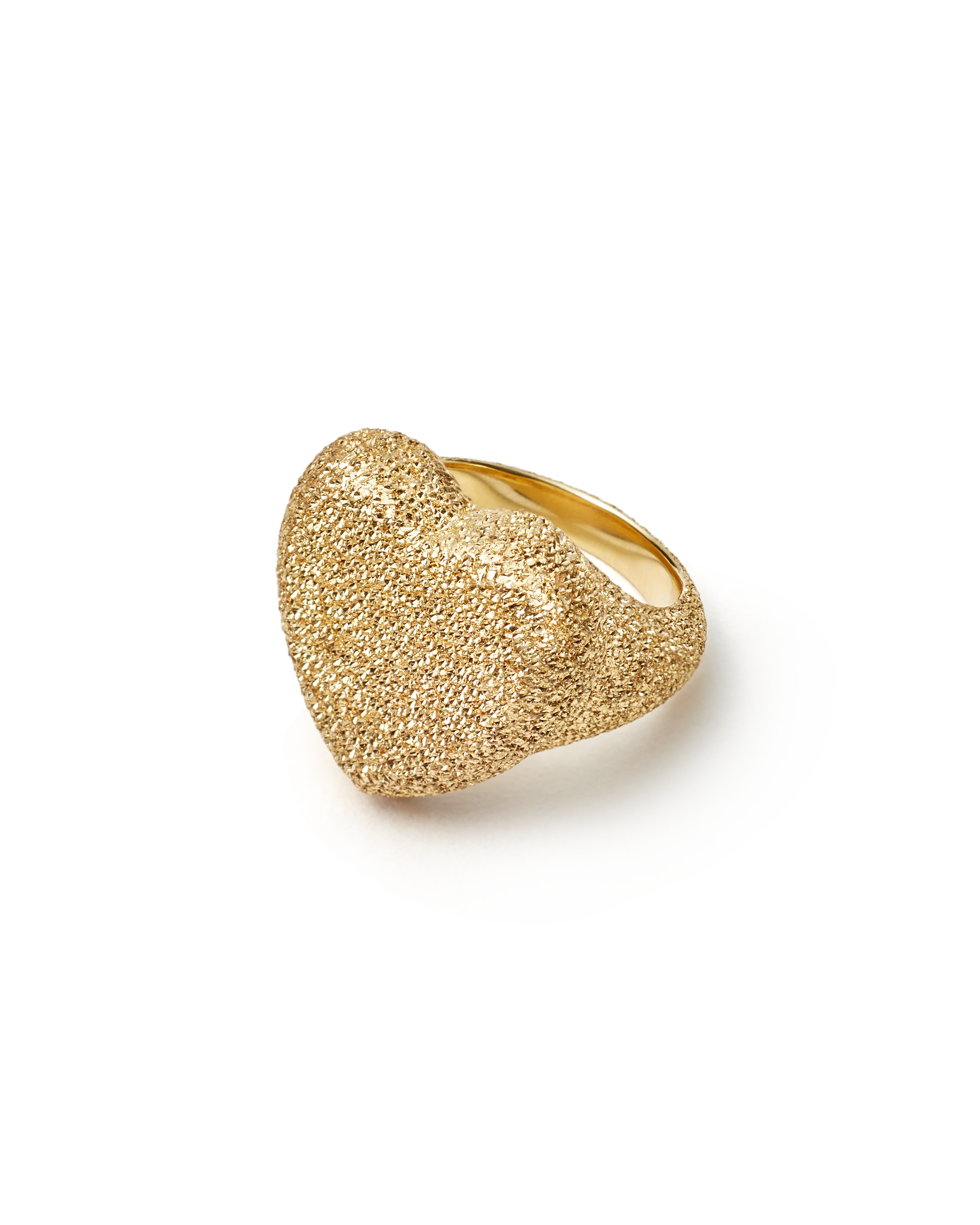 Florentine Finish Cuore Ring