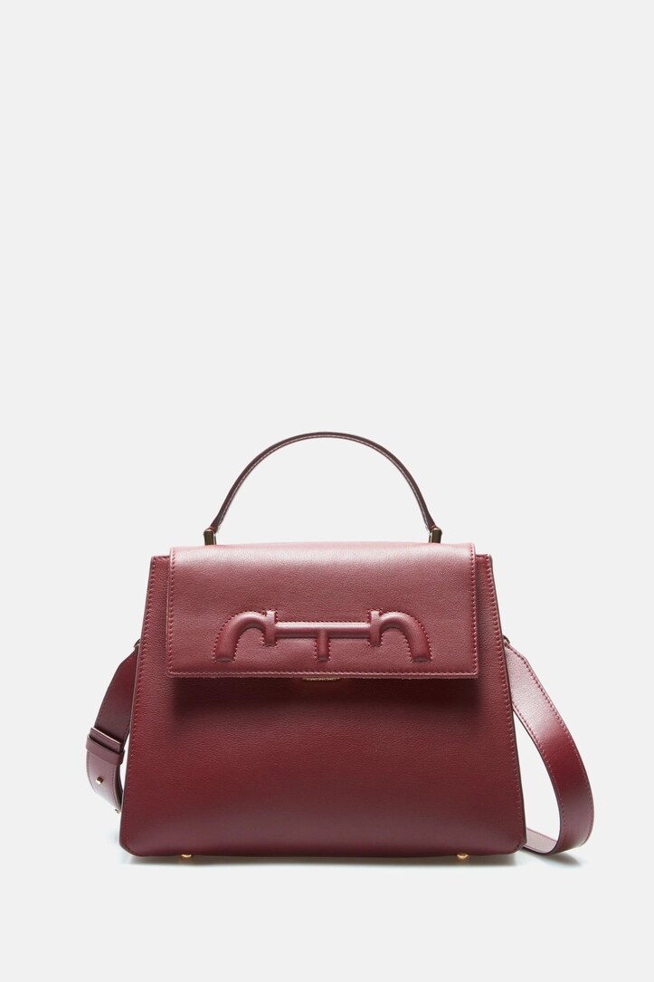 burgundy front view