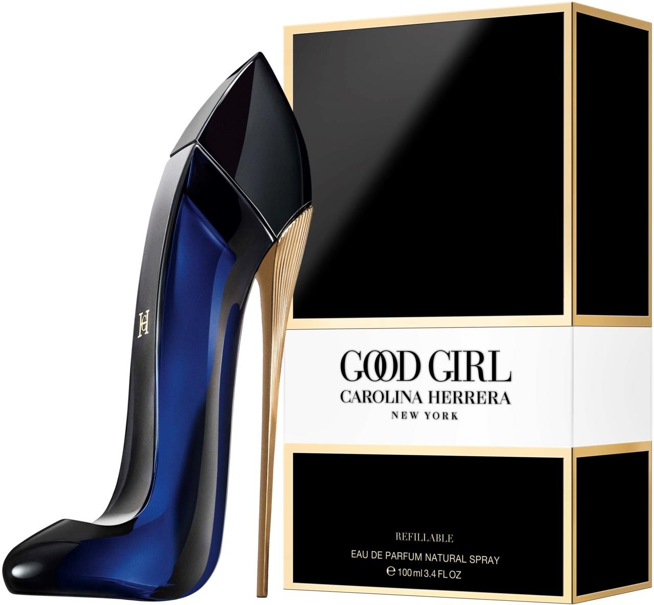 large black heel bottle