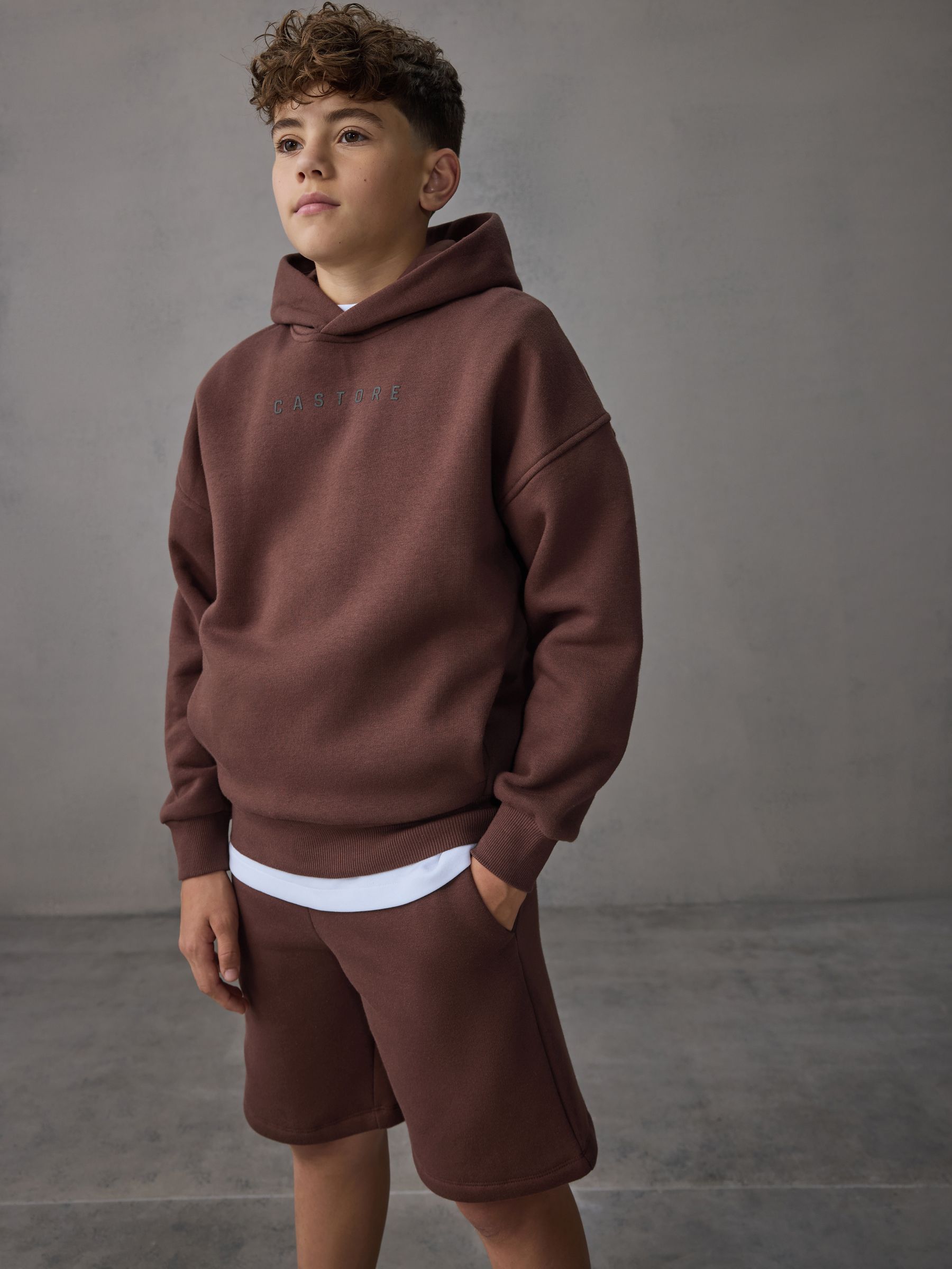 Oversized Hoodie and Shorts Set