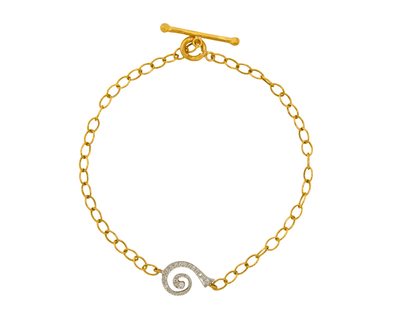 Diamond Swirl Bracelet