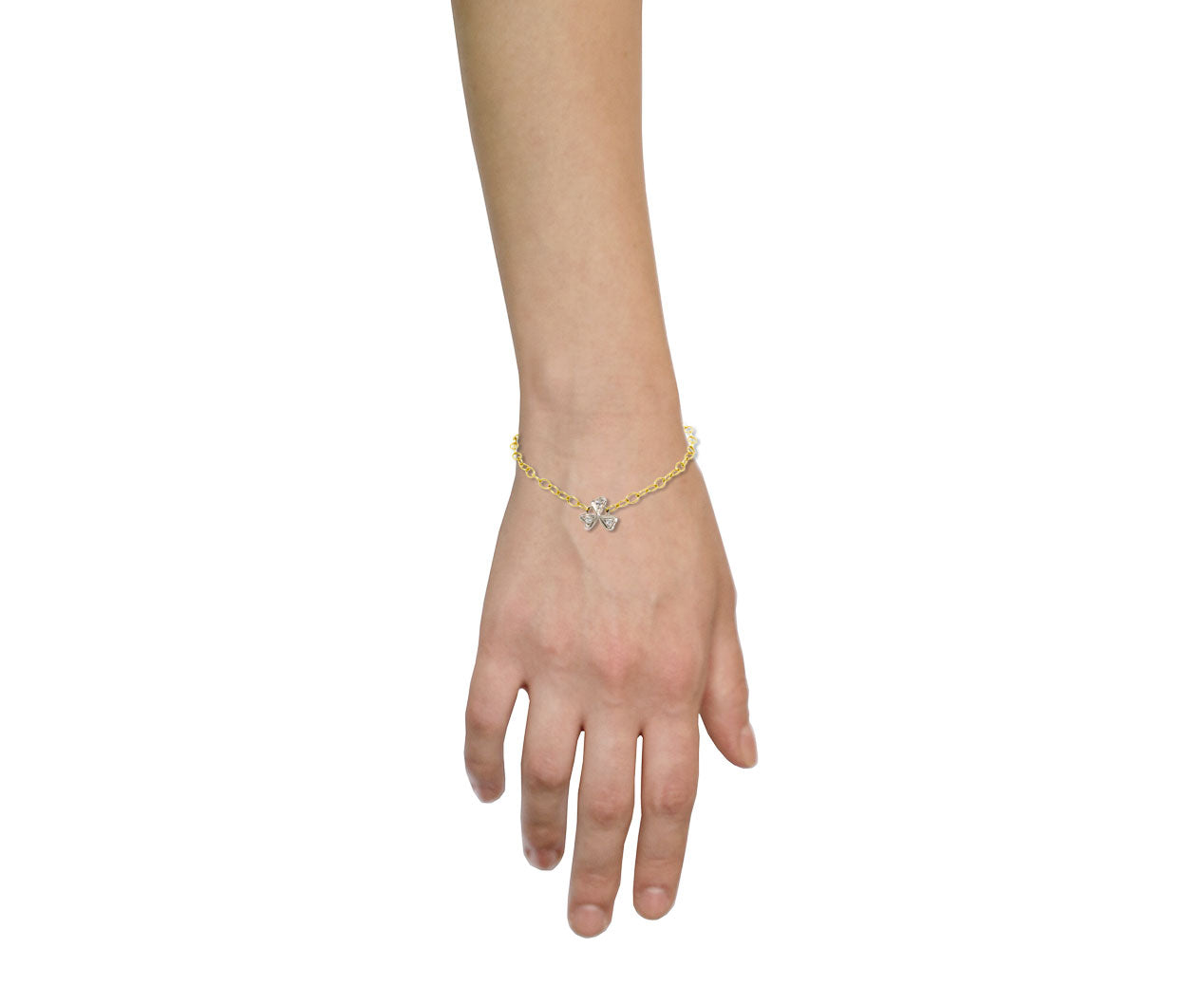 Wildflower Bracelet, styling or scale view
