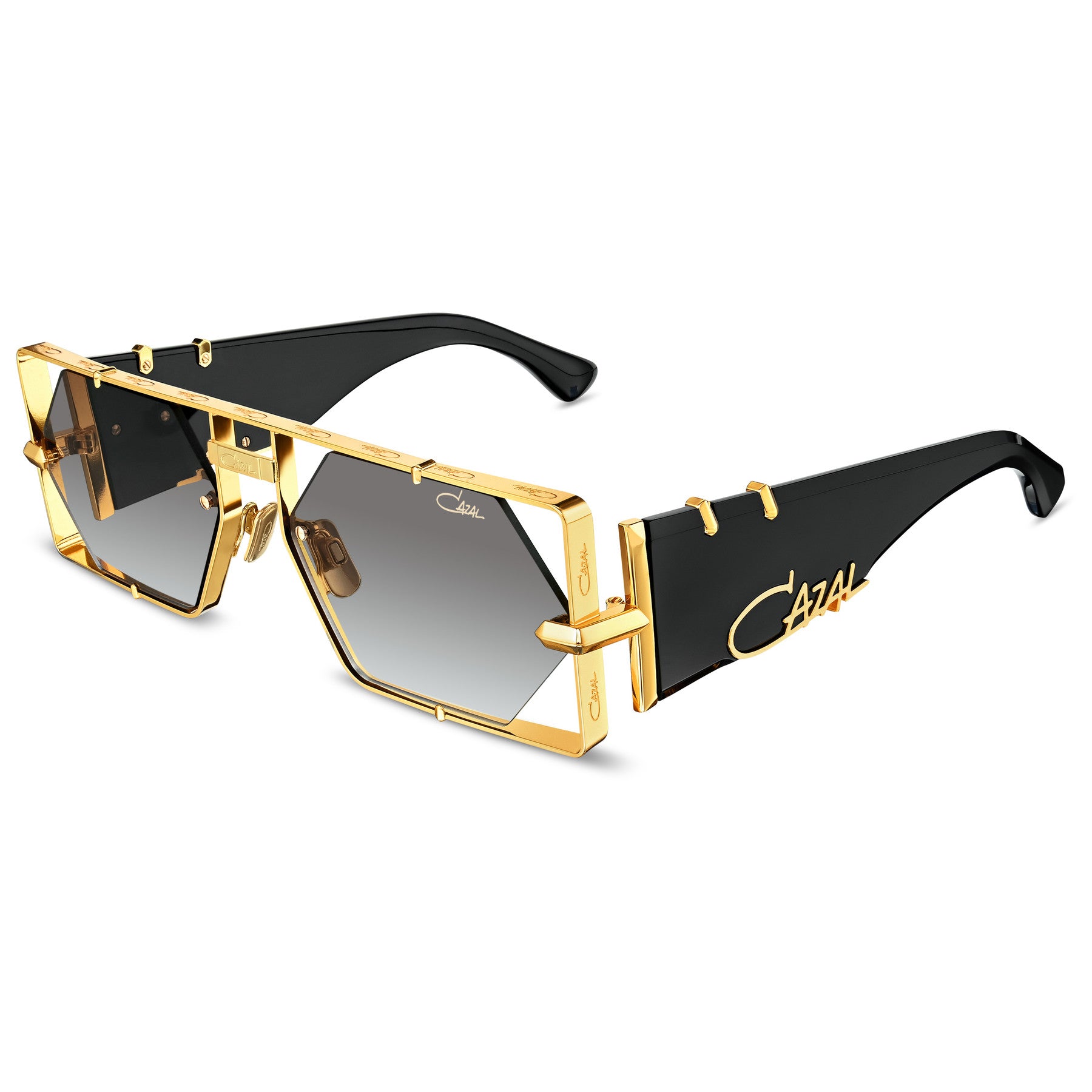 001 black-gold — three-quarter view