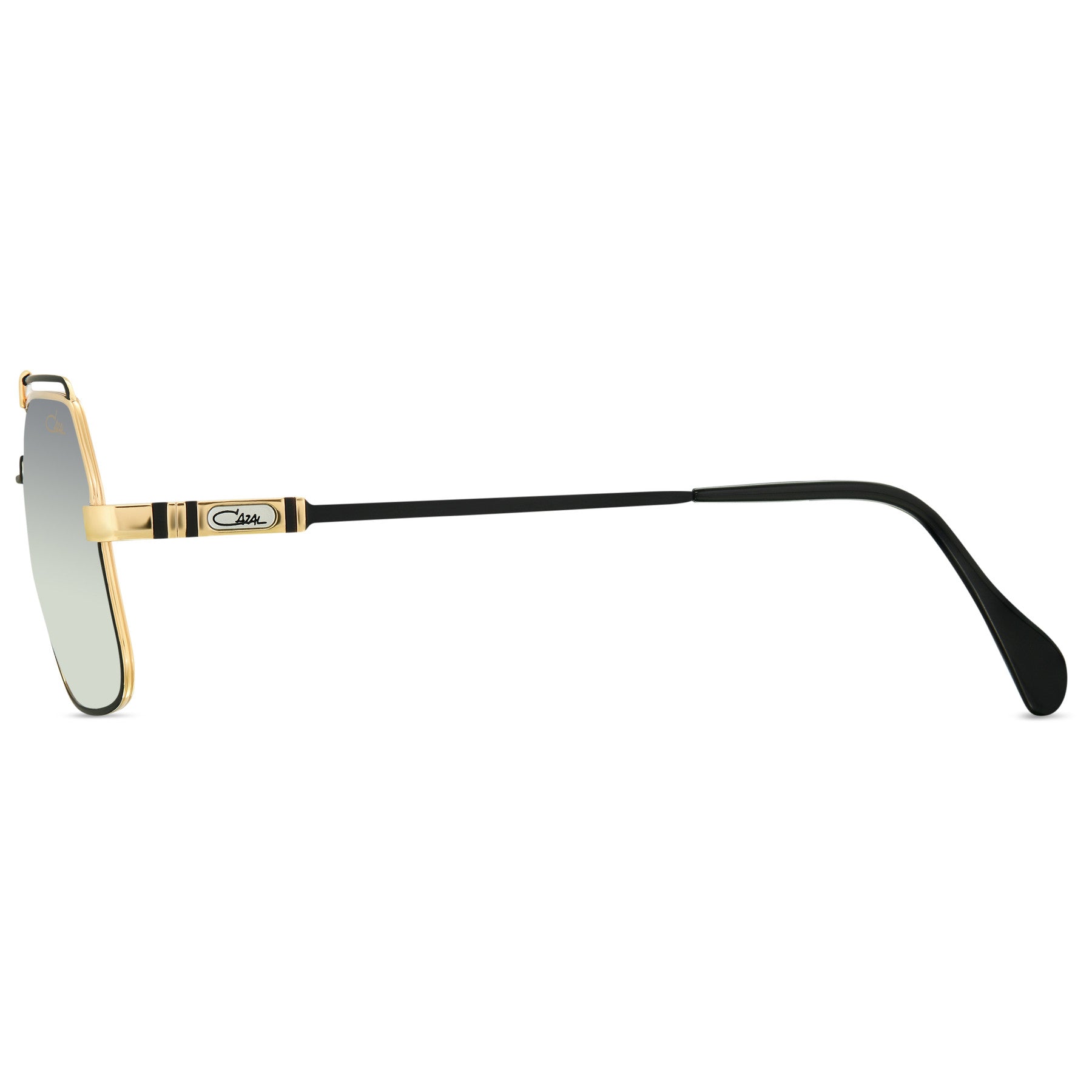 302 gold-black — temple profile
