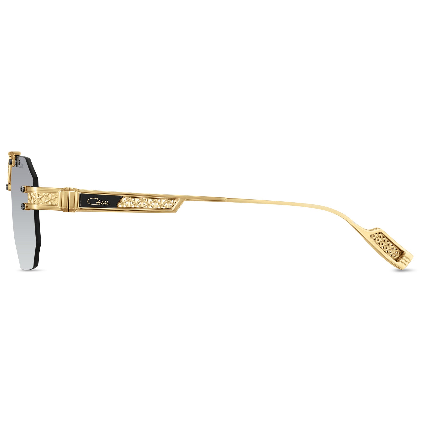 003 gunmetal-gold — temple profile