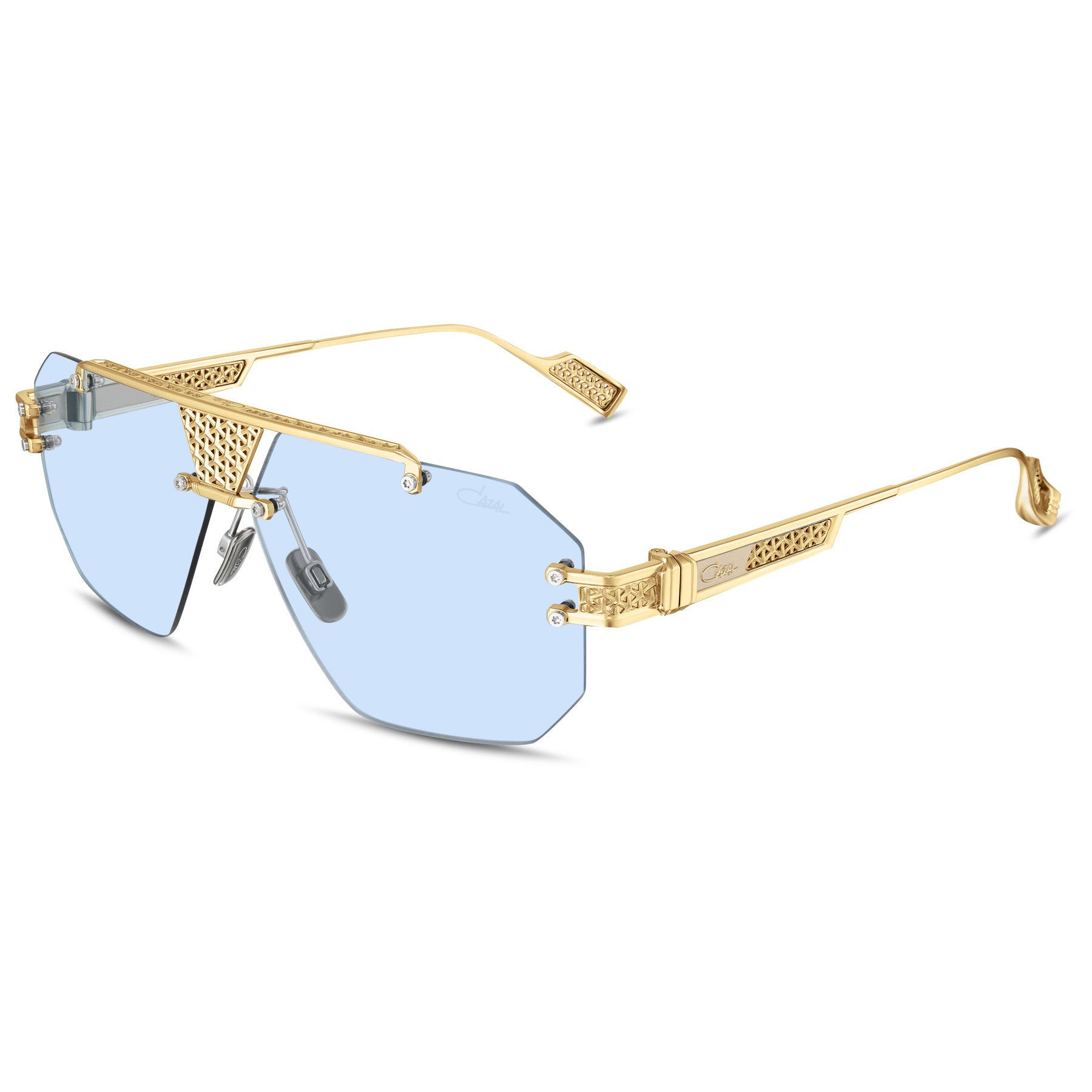 003 gunmetal-gold — three-quarter view