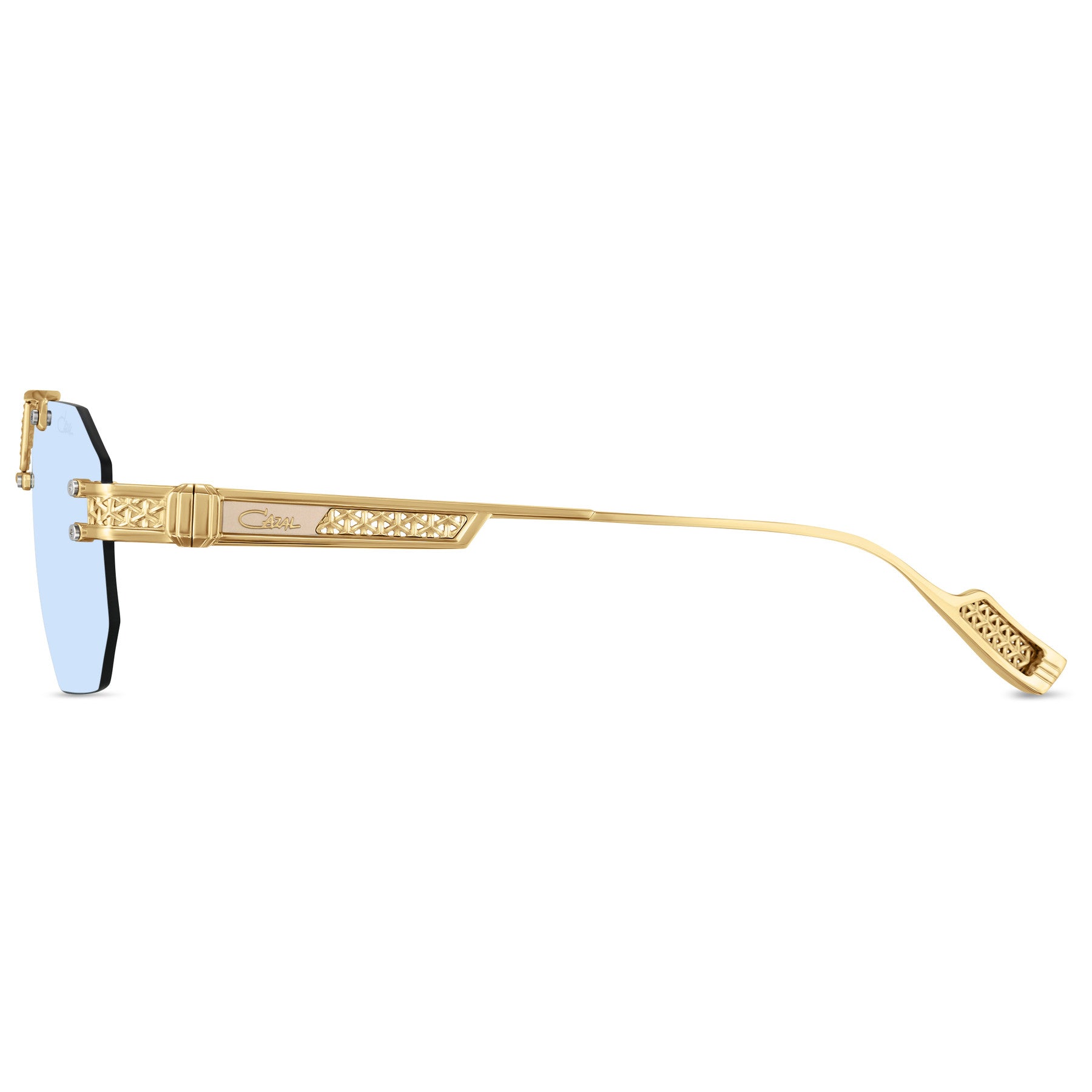 003 gunmetal-gold — temple profile