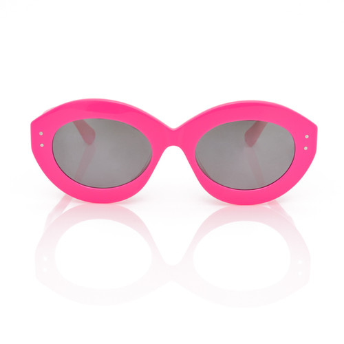 Pink Oval Sunglasses