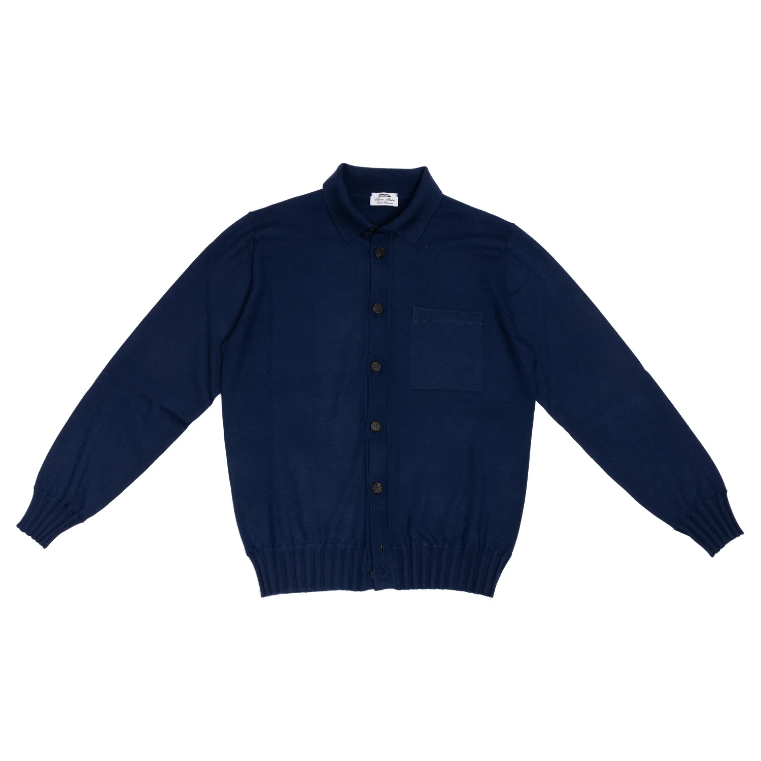 Duvet Cashmere Shirt-Jacket Cardigan