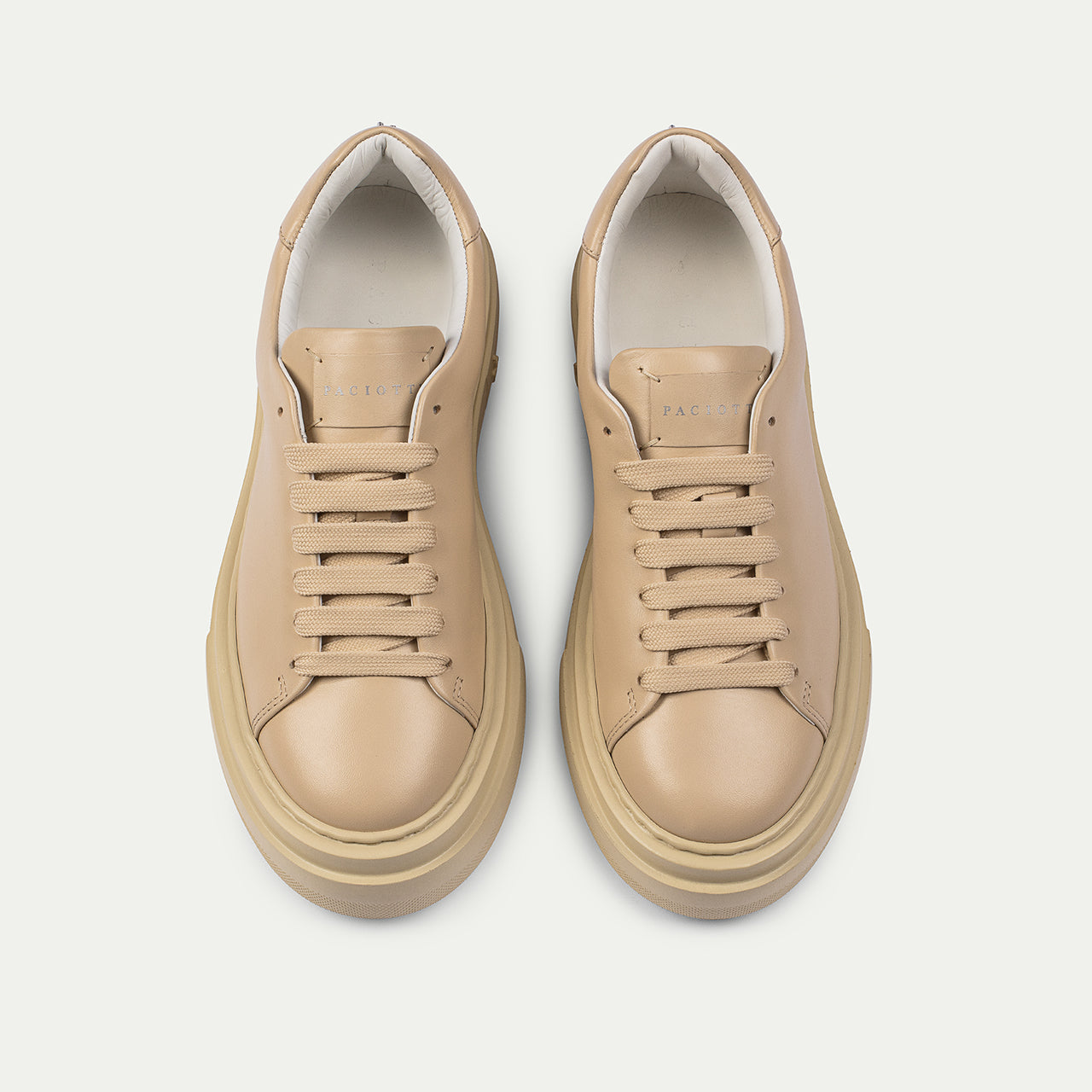 Tonal sole and laces