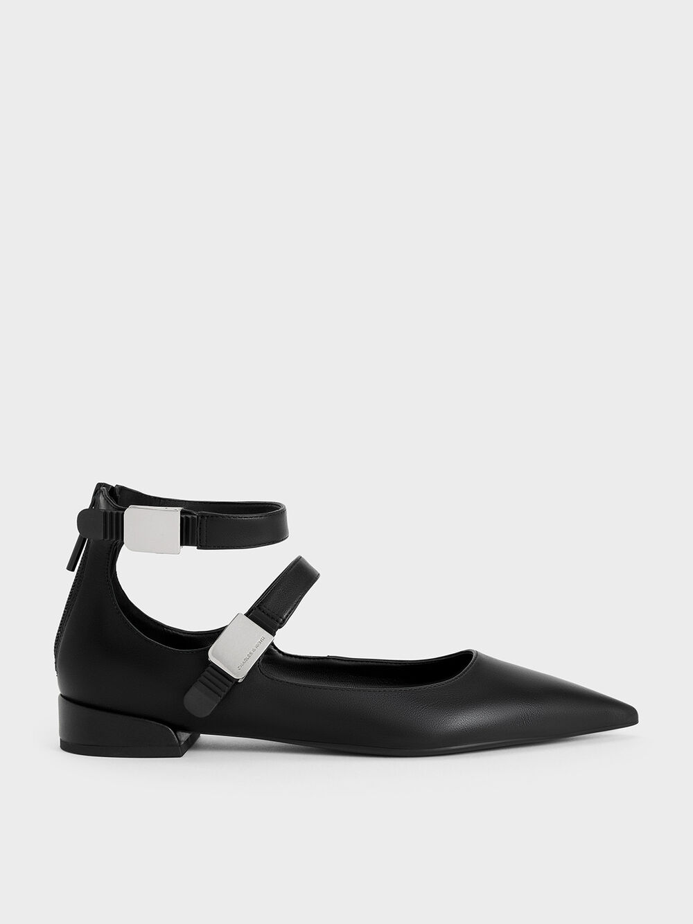 Robbie Pointed Mary Jane Flats