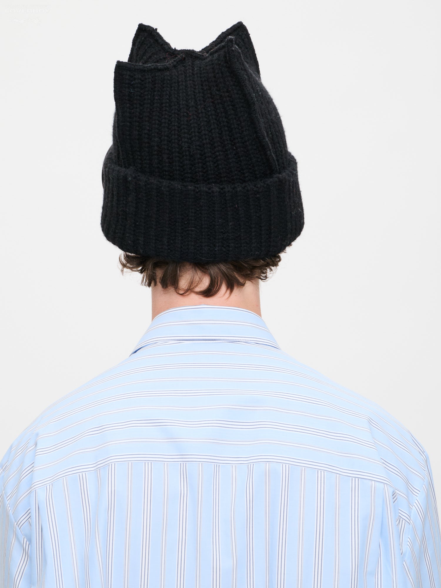 BOX BEANIE in BLACK — alternate official view