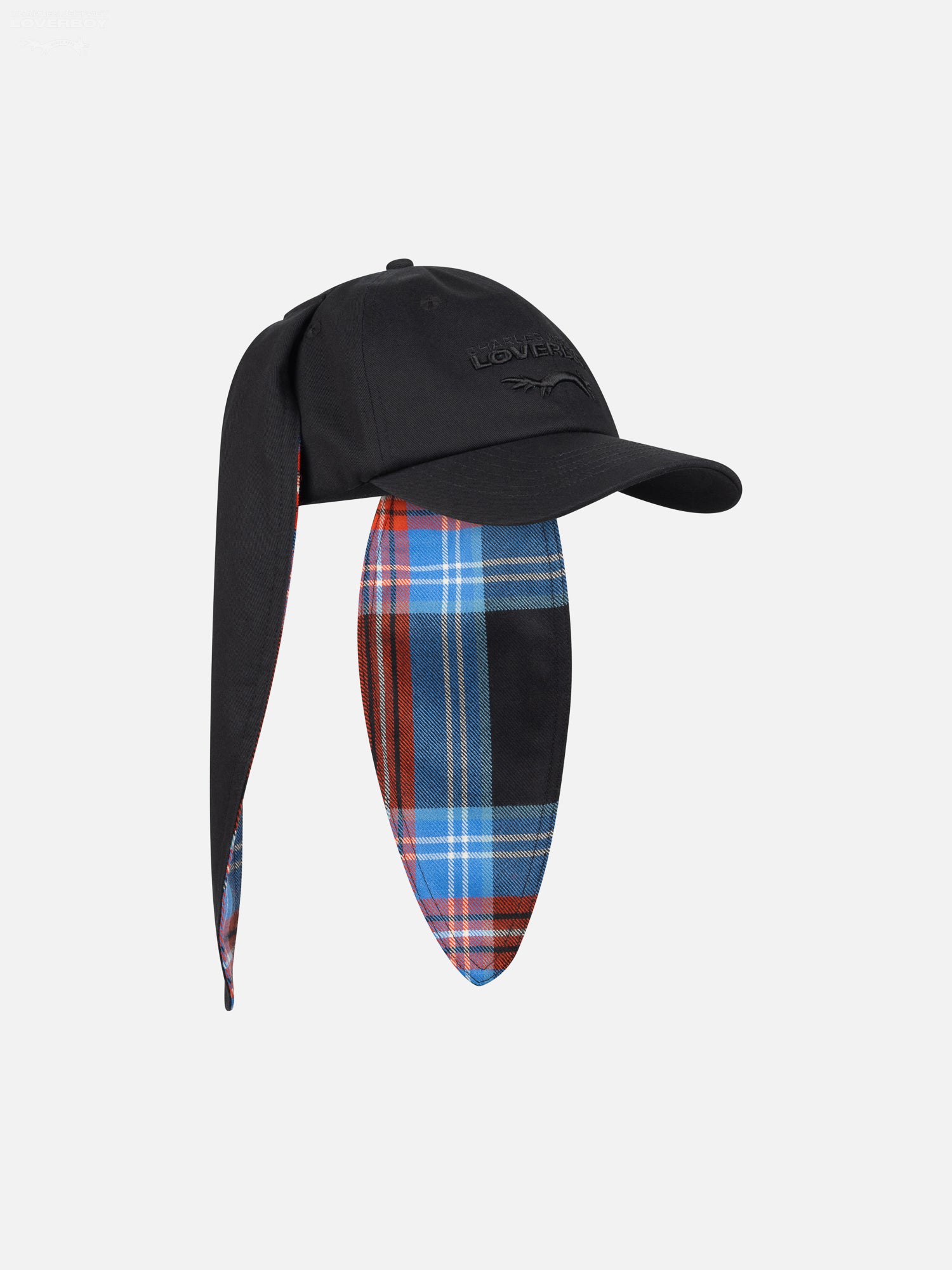 BUNNY CAP in BLACK TARTAN — alternate official view