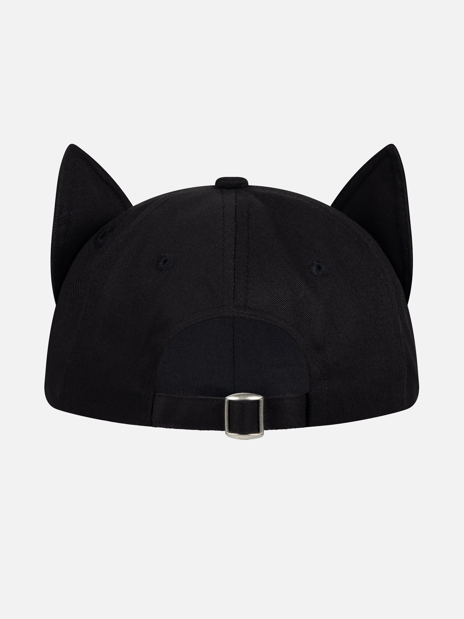 EARS CAP in BLACK — detail or worn angle