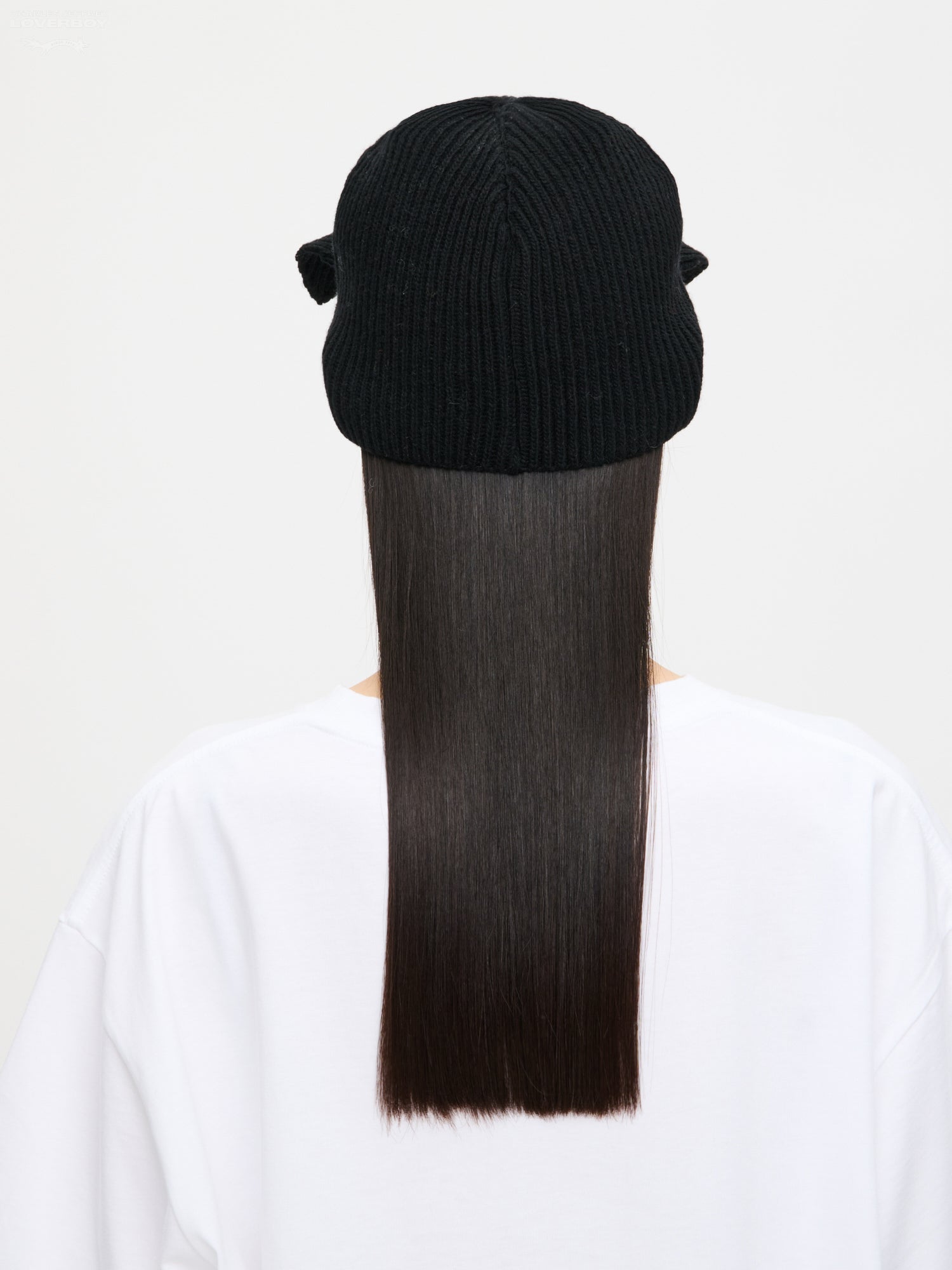 EARS RIB BEANIE in BLACK — alternate official view