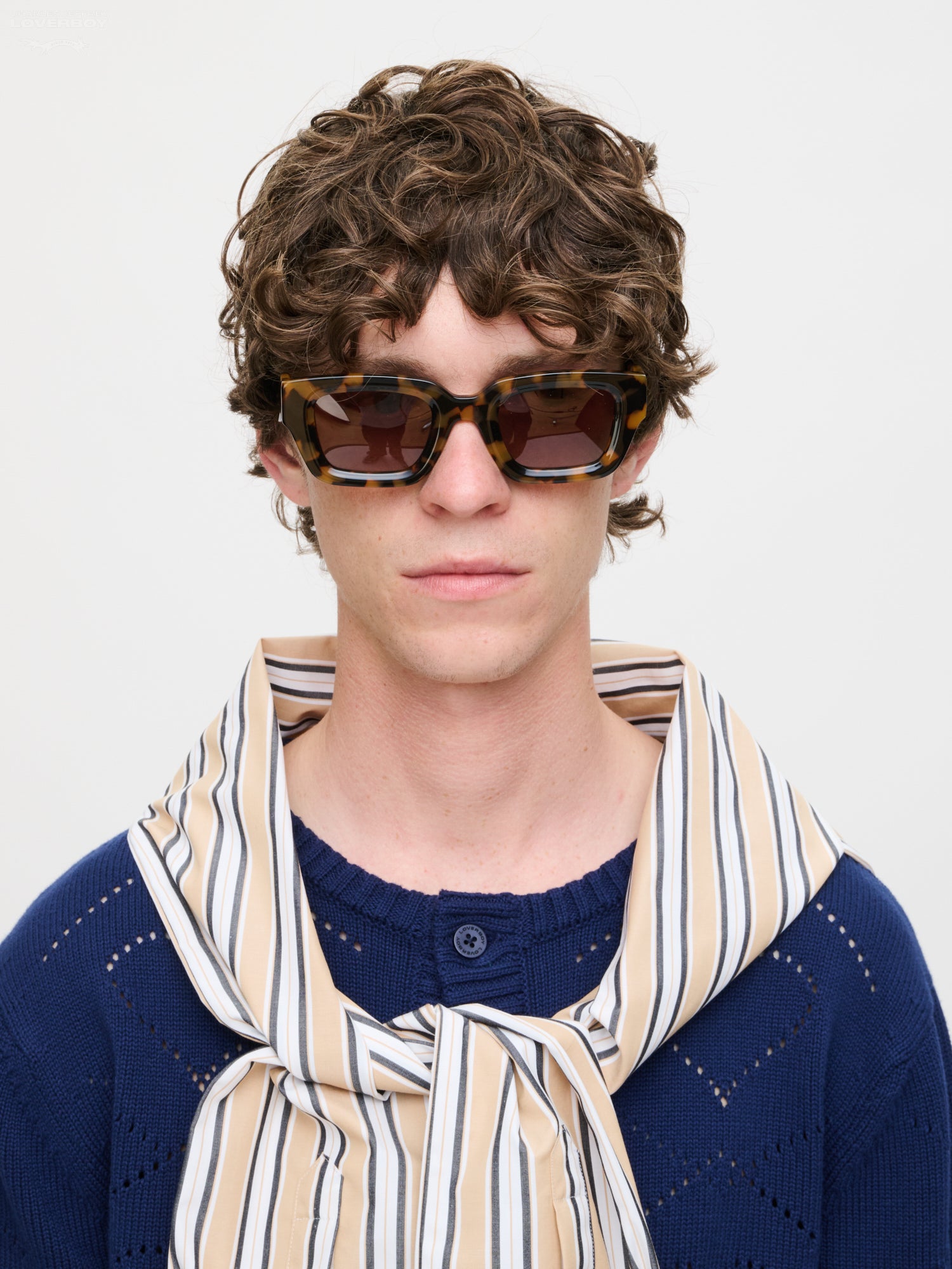 TOPSY TURVY SUNGLASSES in BROWN TORTOISE SHELL — alternate official view