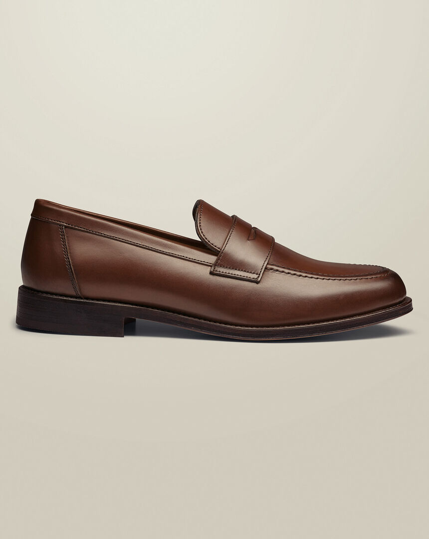 Leather Penny Loafers