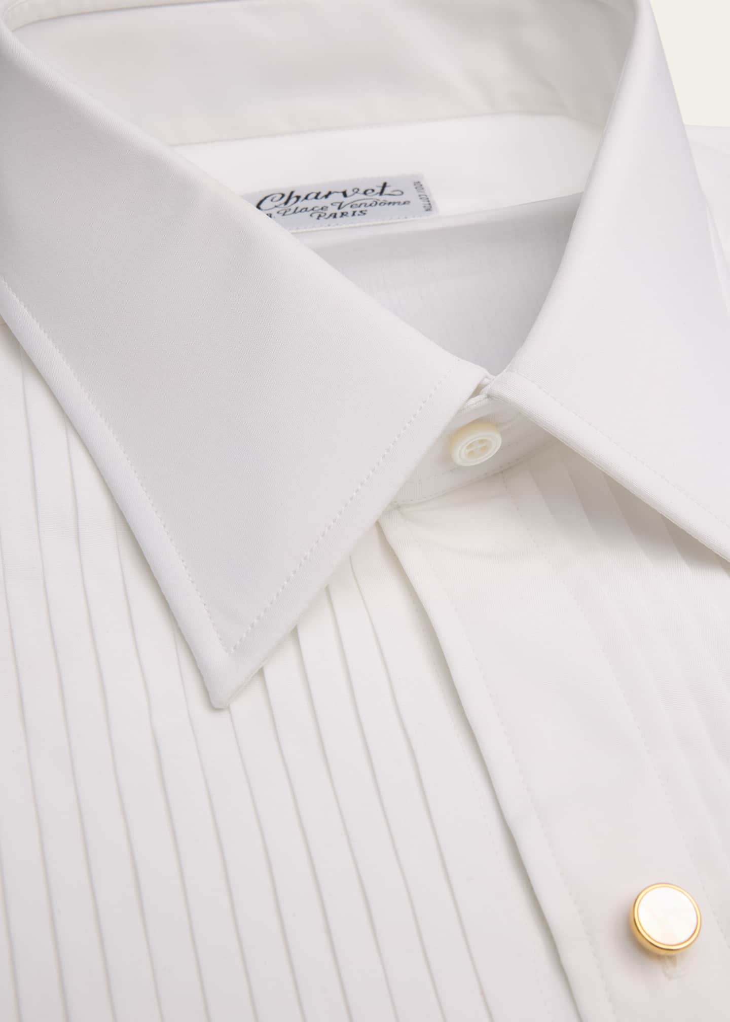 Formal Shirt with Pleated Bib