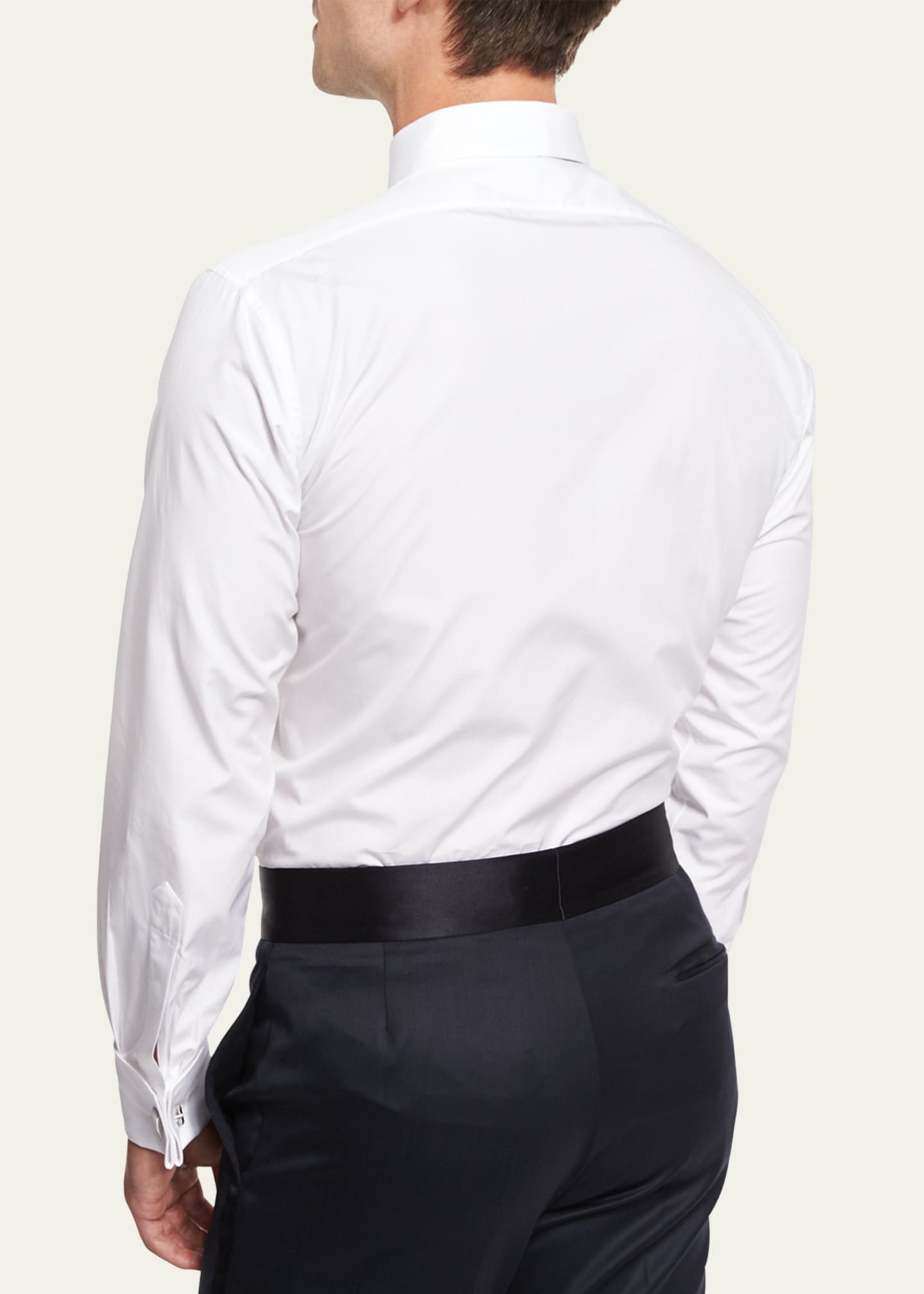 back view of formal shirt