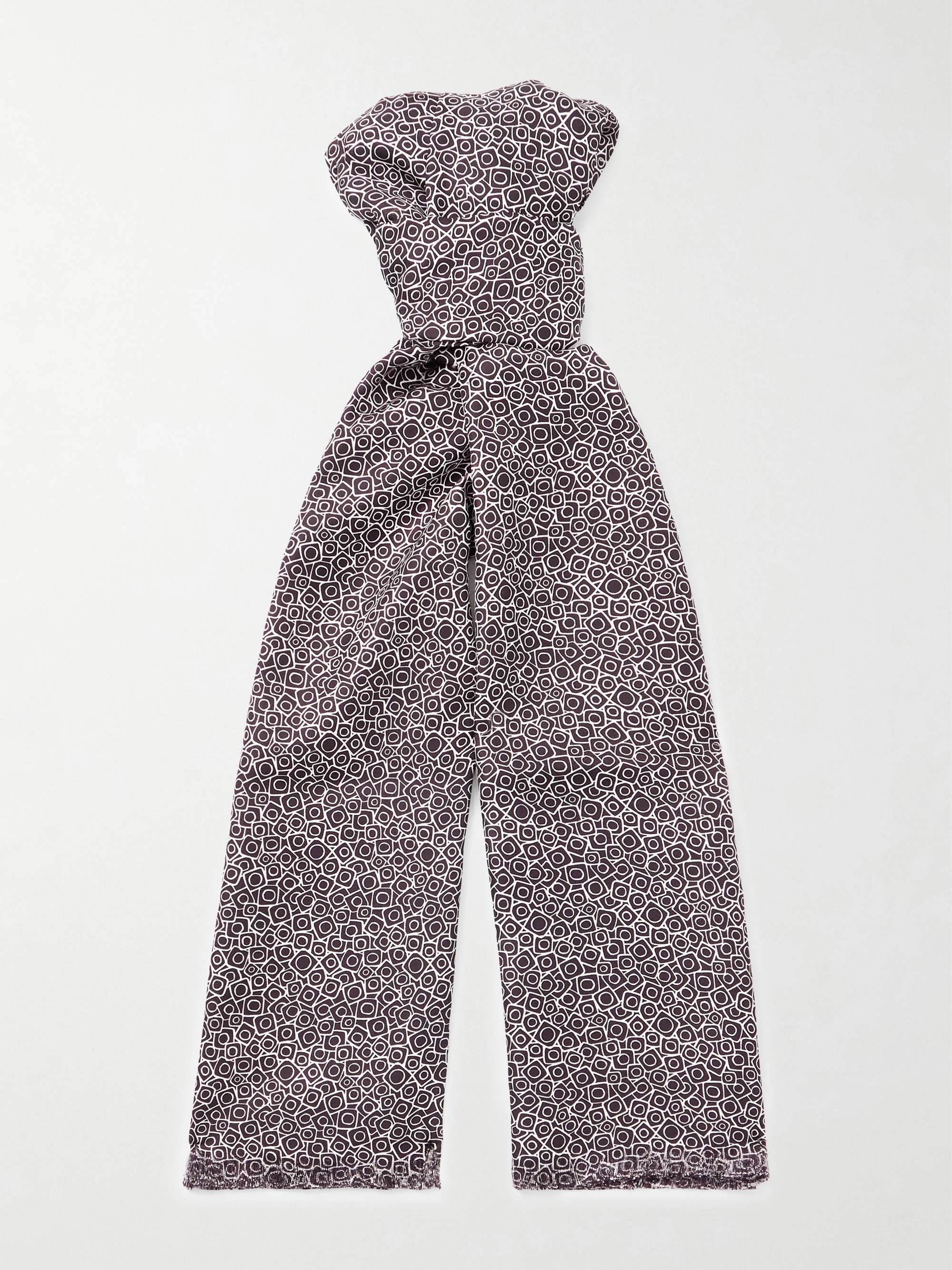 Printed Silk-Voile Scarf