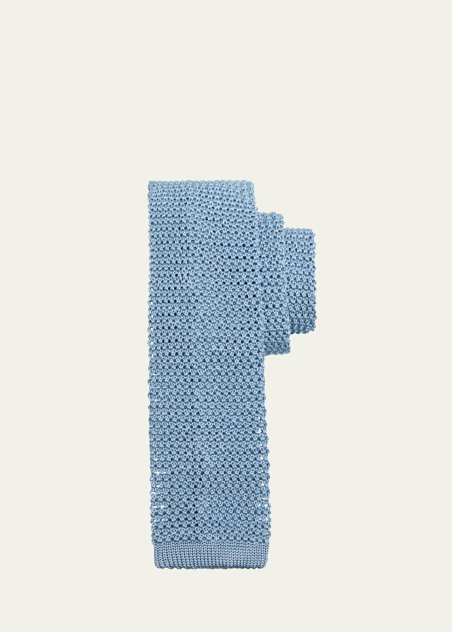 pale blue knit tie