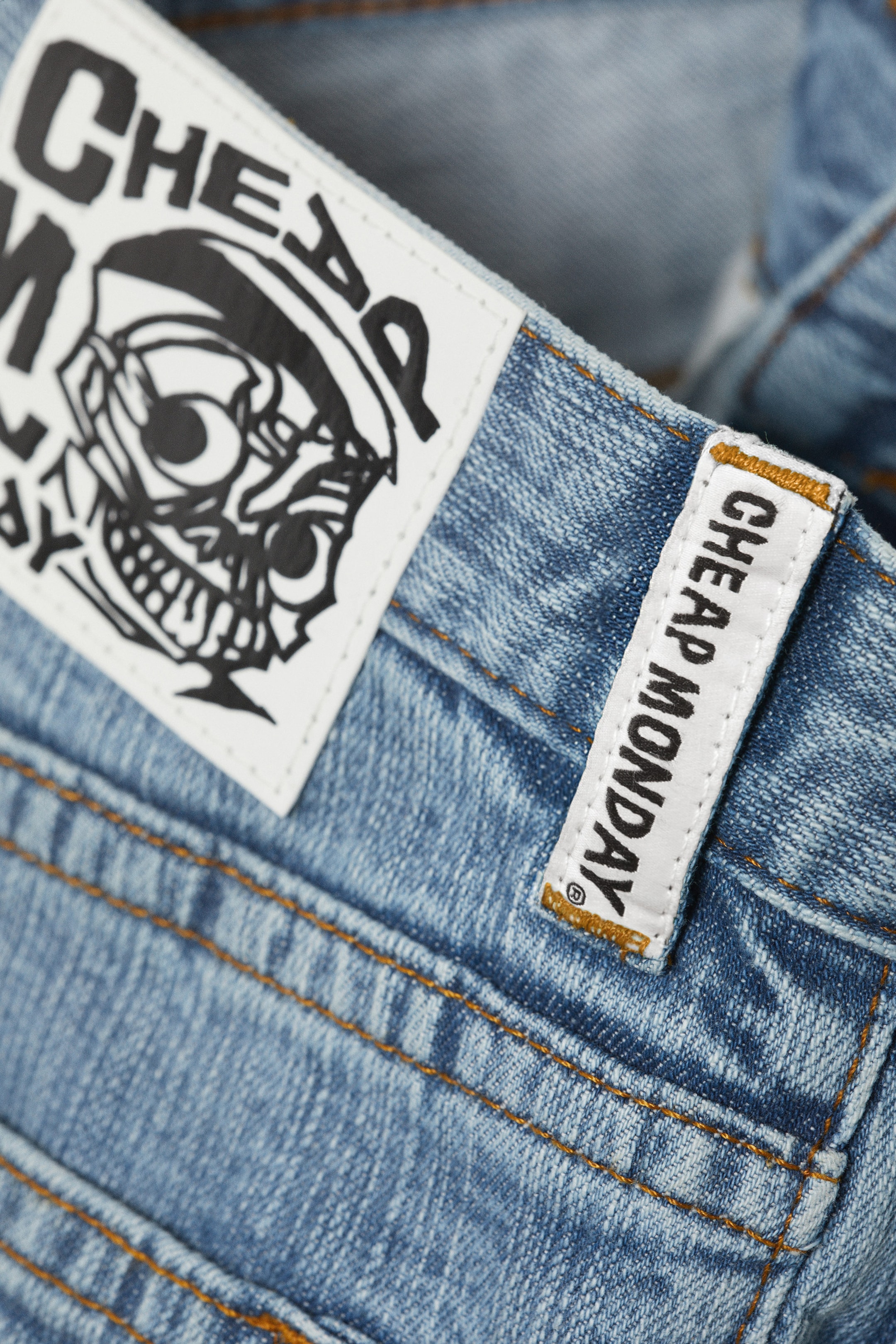 label closeup
