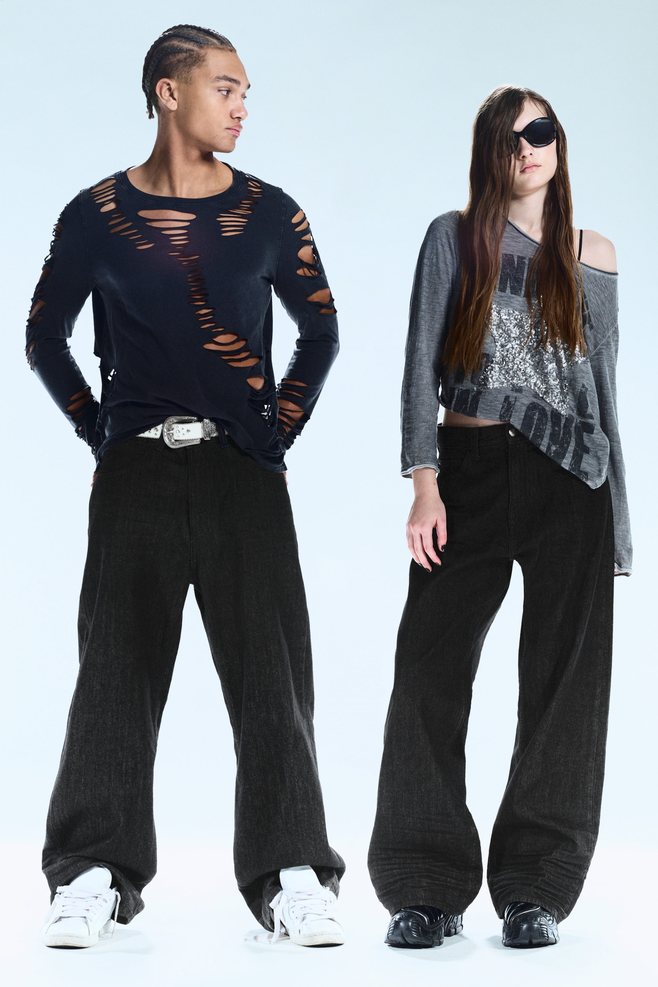 Looser Regular Waist Loose Straight Jeans