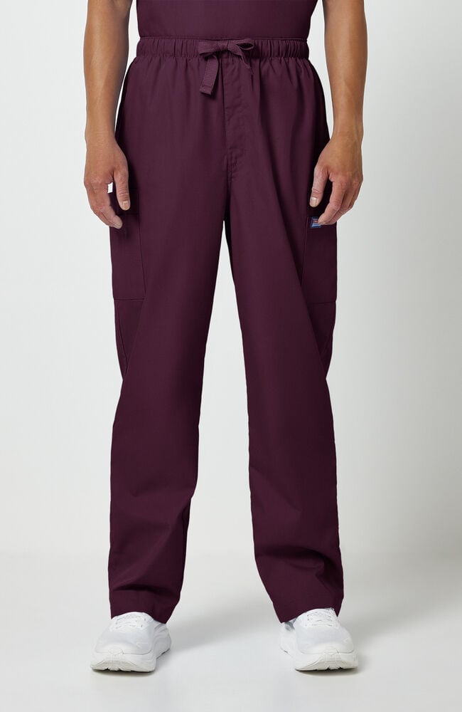 Men's Drawstring Cargo Scrub Pant